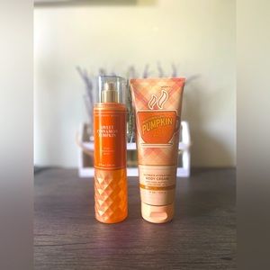 Bath and body works pumpkin scent bundle